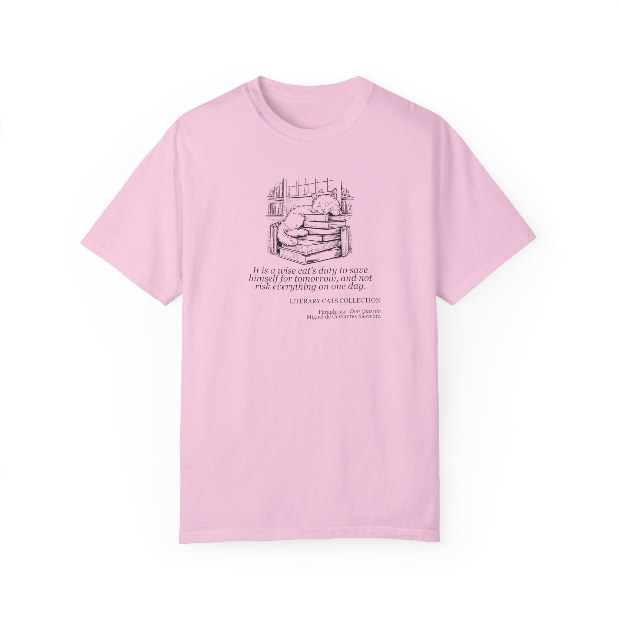 Literary Cat Unisex T-Shirt - Don Quixote