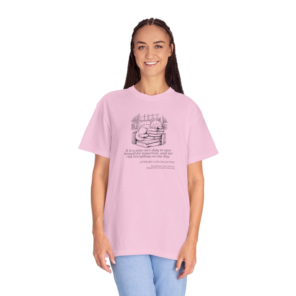 Literary Cat Unisex T-Shirt - Don Quixote