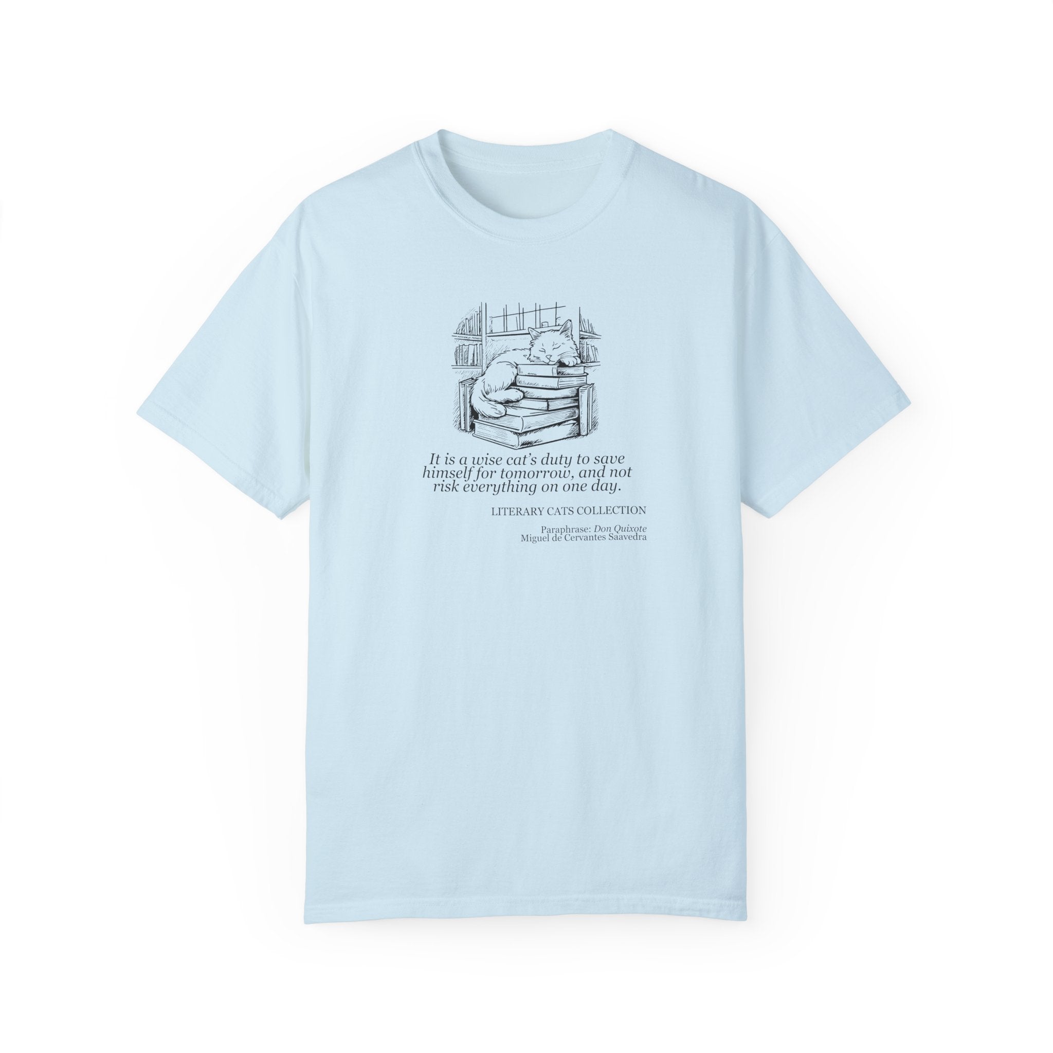 Literary Cat Unisex T-Shirt - Don Quixote