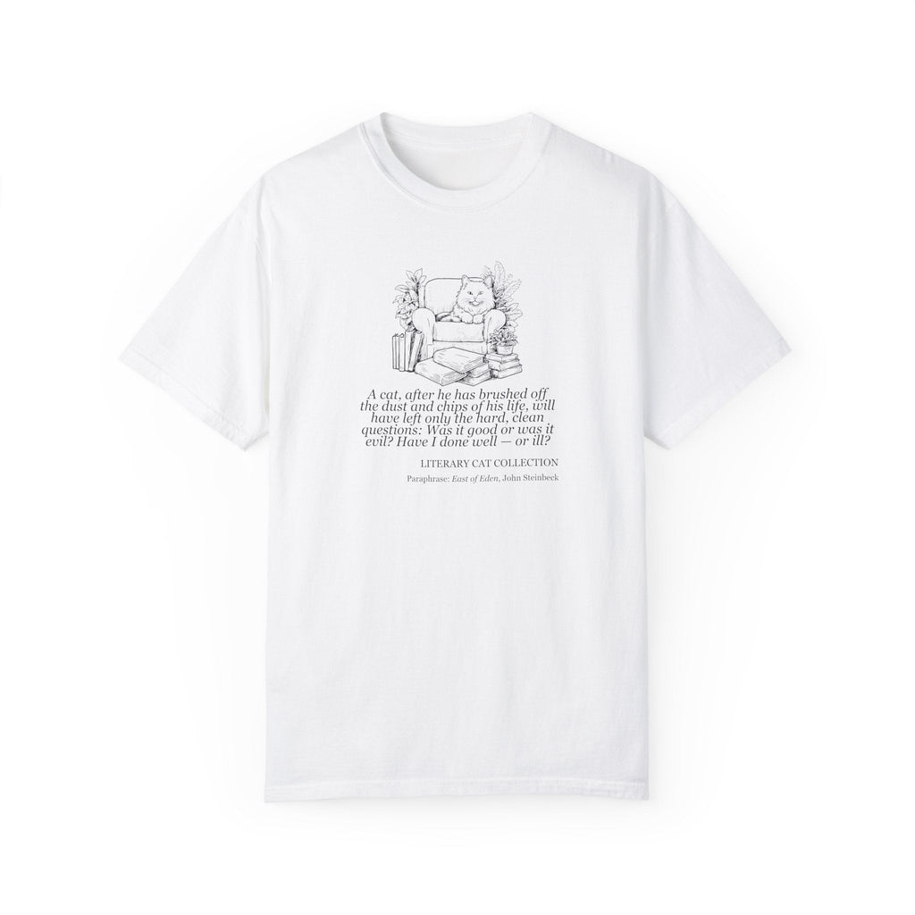 Literary Cat Unisex T-Shirt - East of Eden
