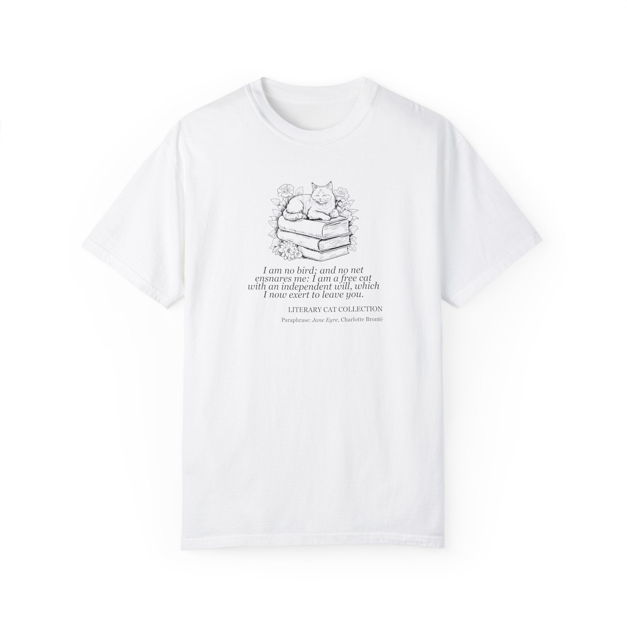 Literary Cat Unisex T-Shirt - Jane Eyre