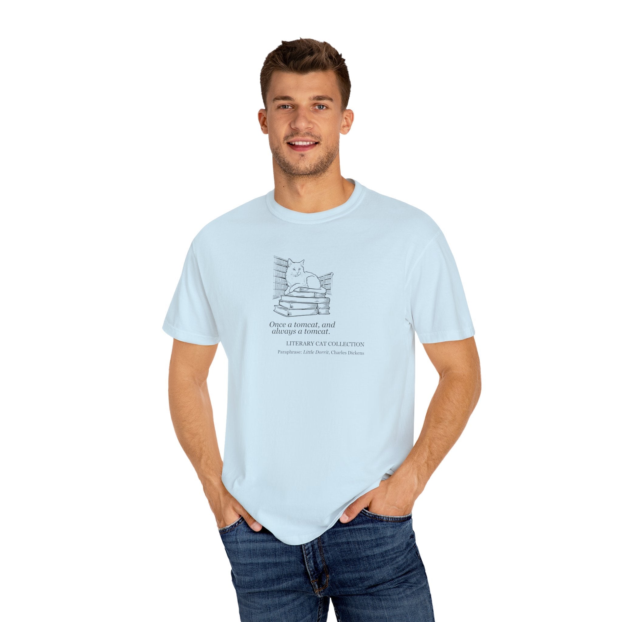 Literary Cat Unisex T-Shirt - Little Dorrit