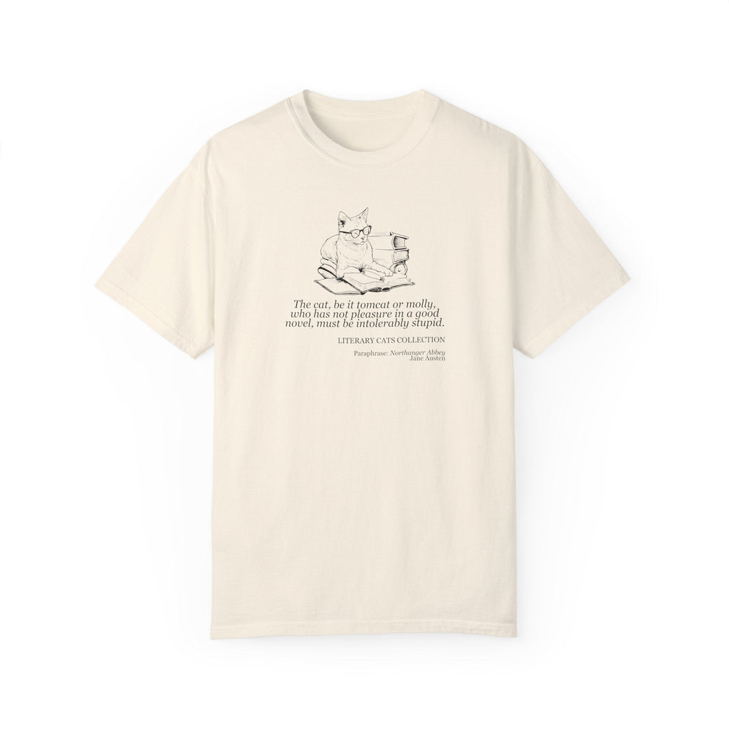 Literary Cat Unisex T-Shirt - Northanger Abbey