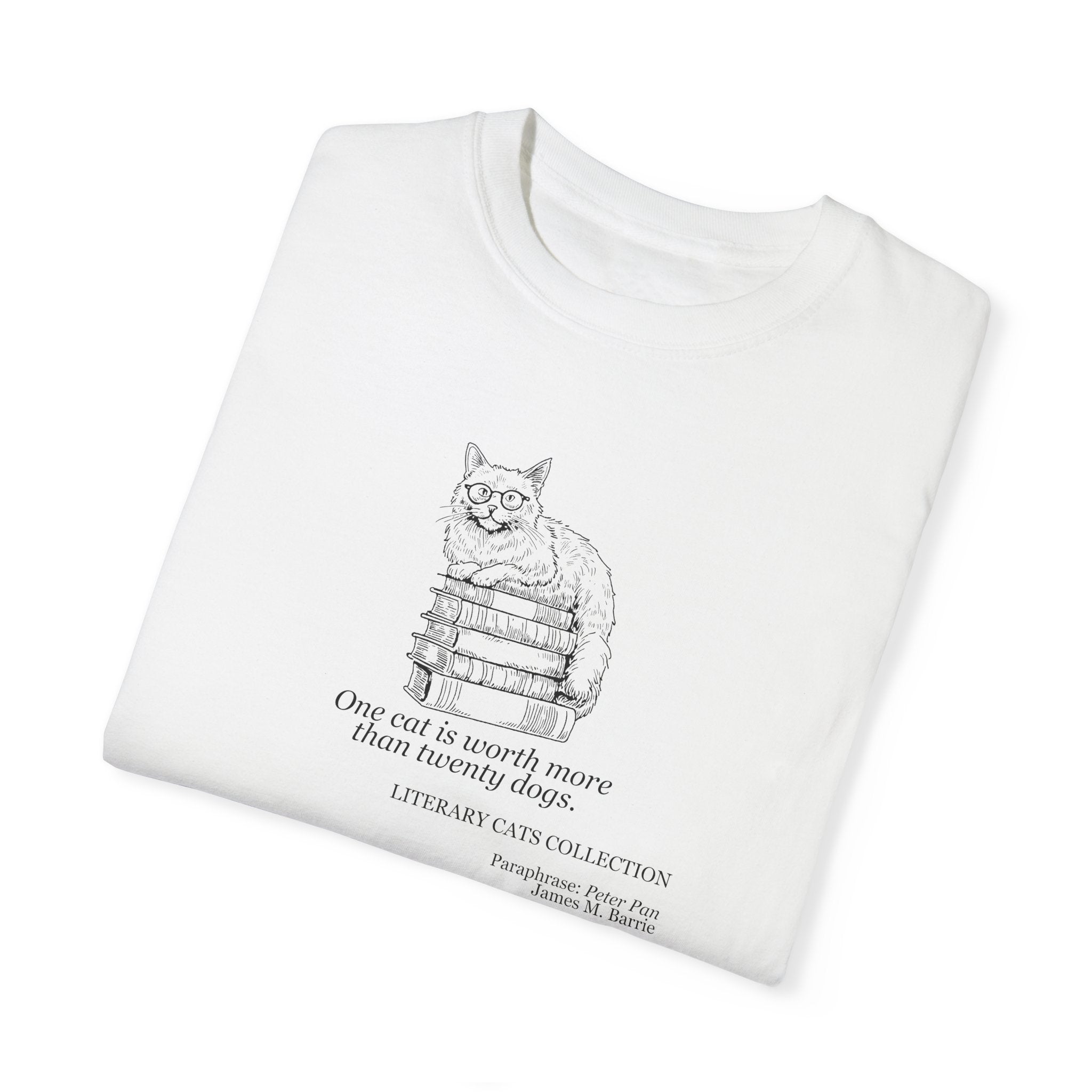 Literary Cat Unisex T-Shirt - Peter Pan