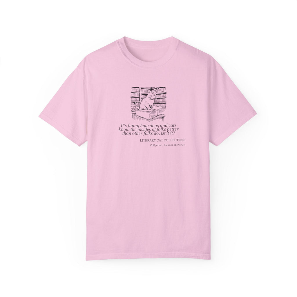 Literary Cat Unisex T-Shirt - Pollyanna