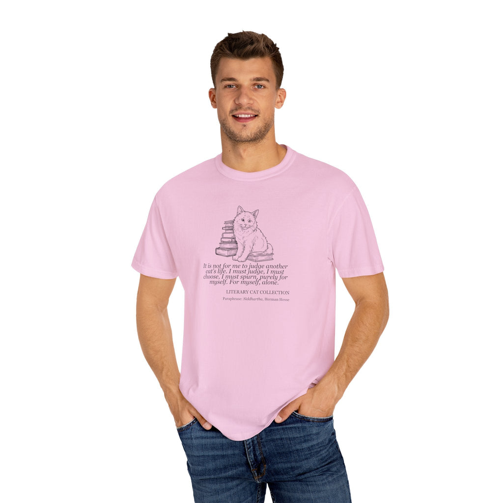 Literary Cat Unisex T-Shirt - Siddhartha
