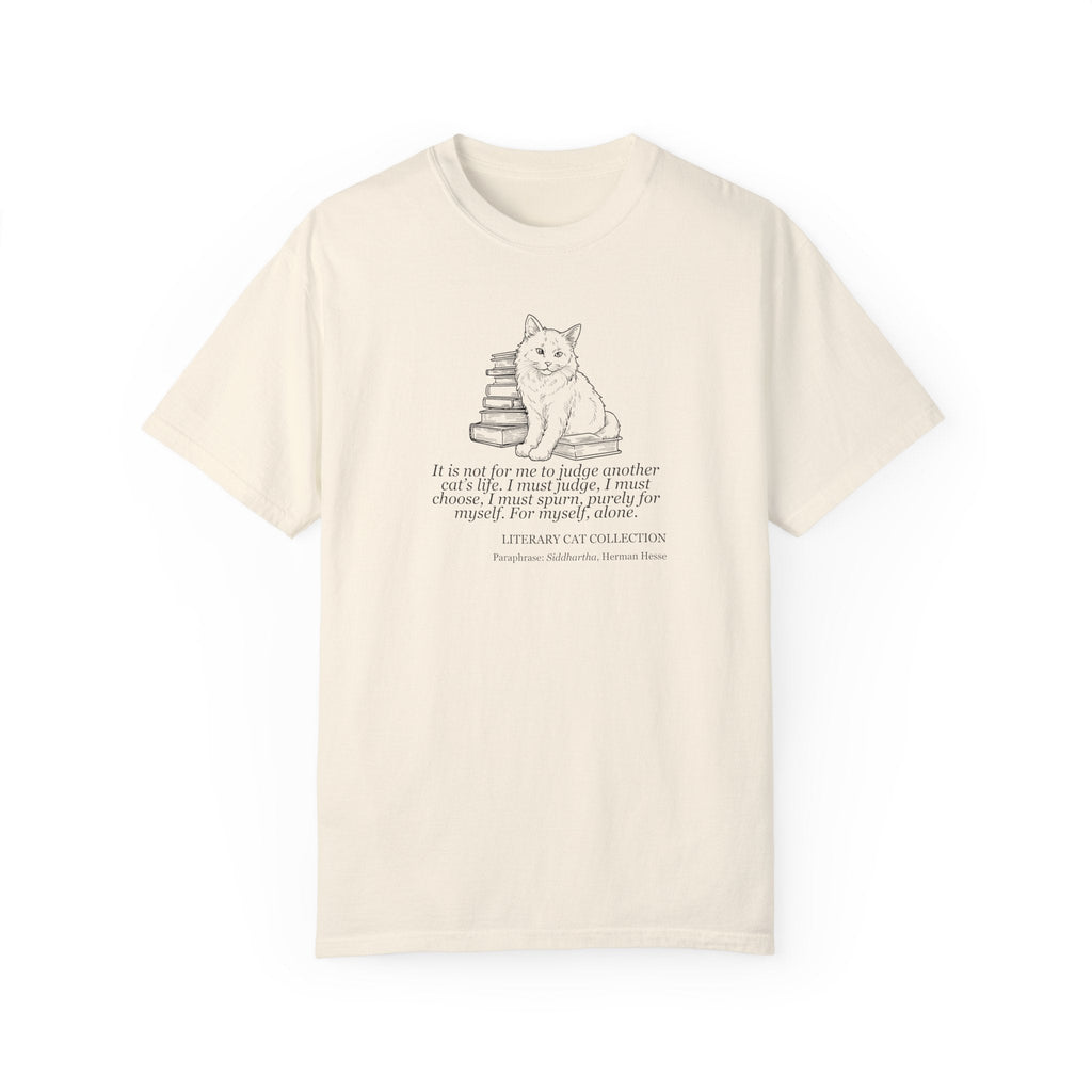 Literary Cat Unisex T-Shirt - Siddhartha