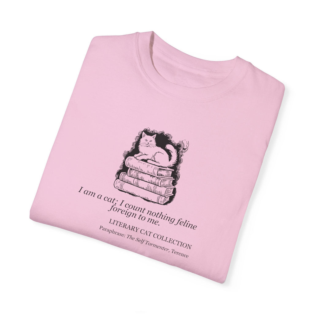Literary Cat Unisex T-Shirt - The Self Tormenter