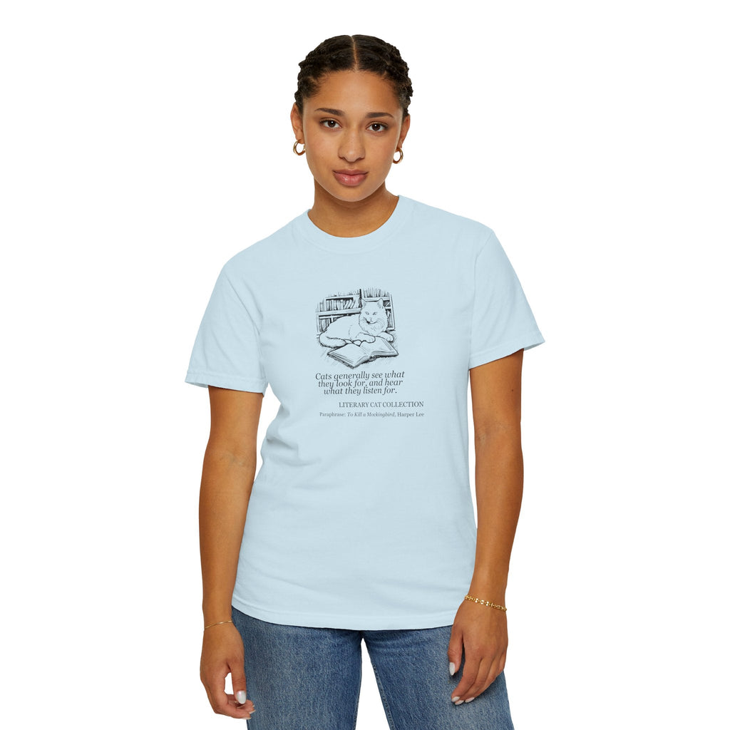 Literary Cat Unisex T-Shirt - To Kill a Mockingbird 2