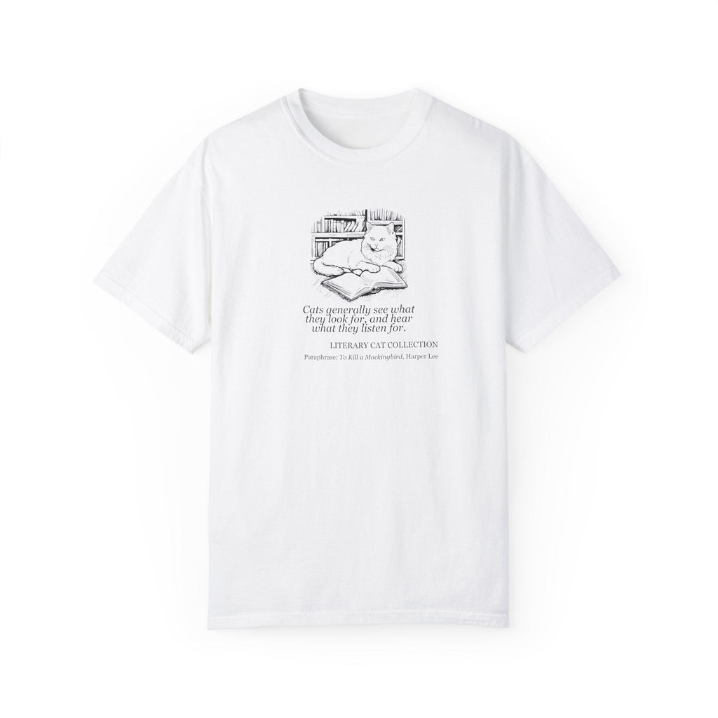Literary Cat Unisex T-Shirt - To Kill a Mockingbird 2