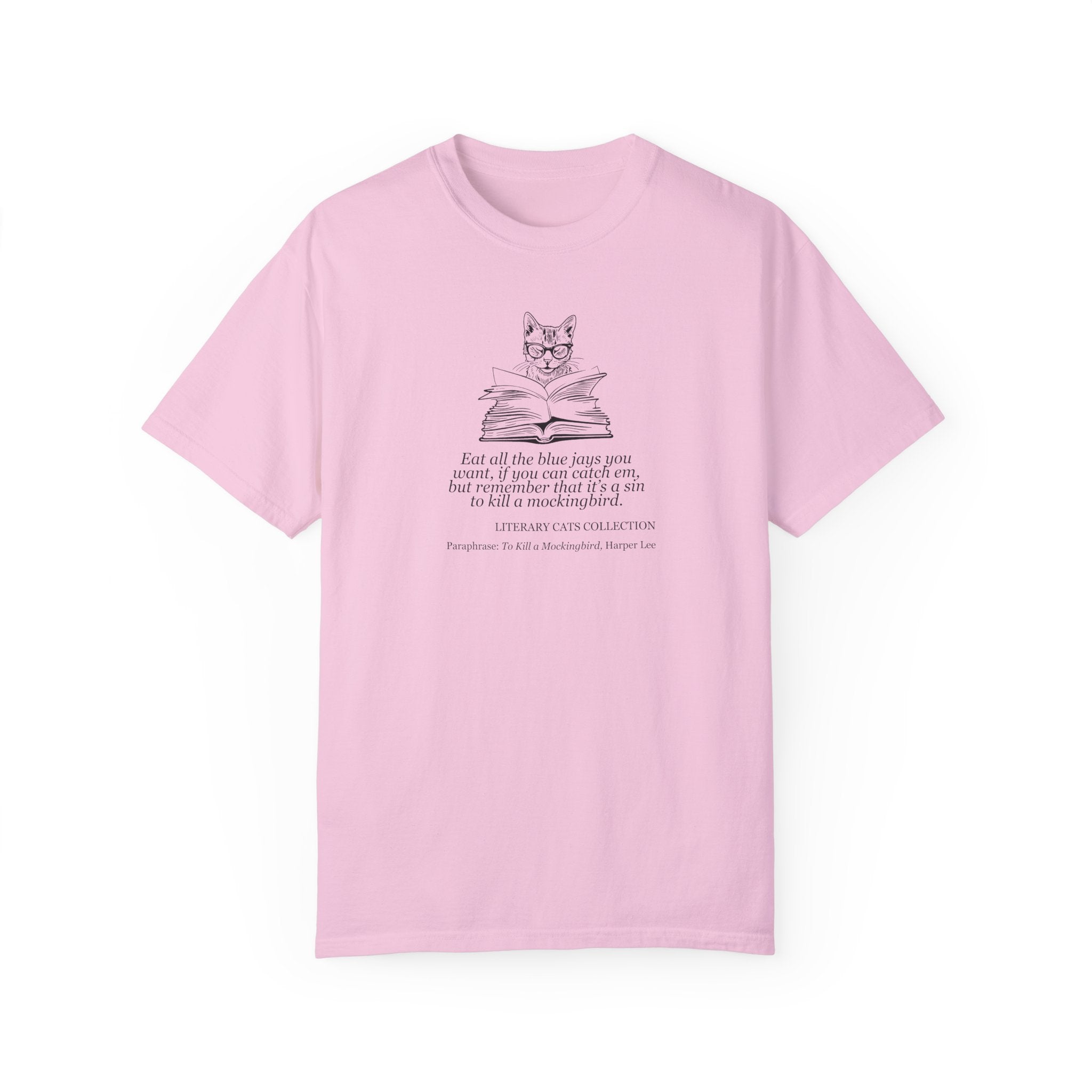 Literary Cat Unisex T-Shirt - To Kill a Mockingbird