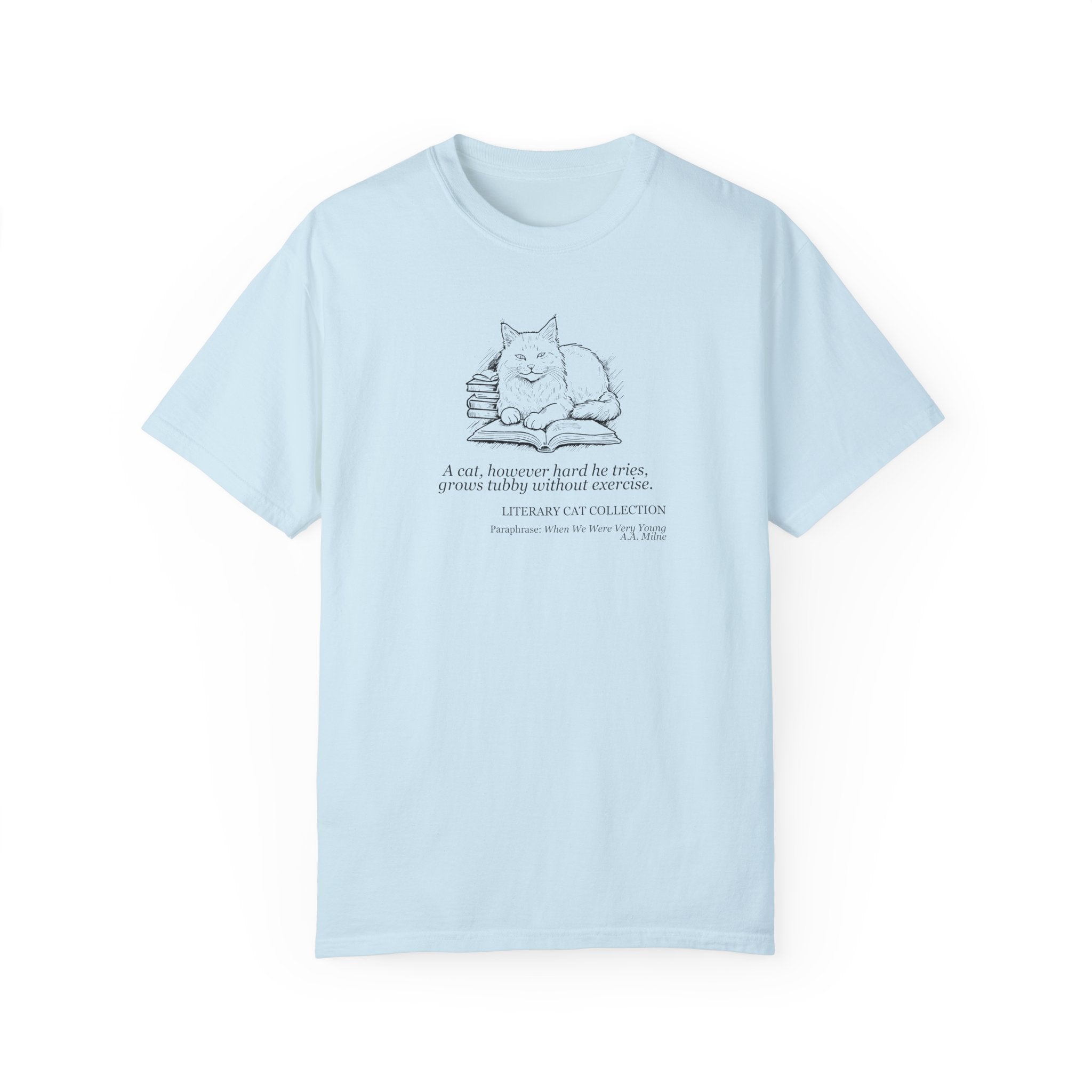 Literary Cat Unisex T-Shirt - When We Were Very Young