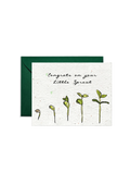 Sprouting Joy: Baby Wildflower Seed Paper Card