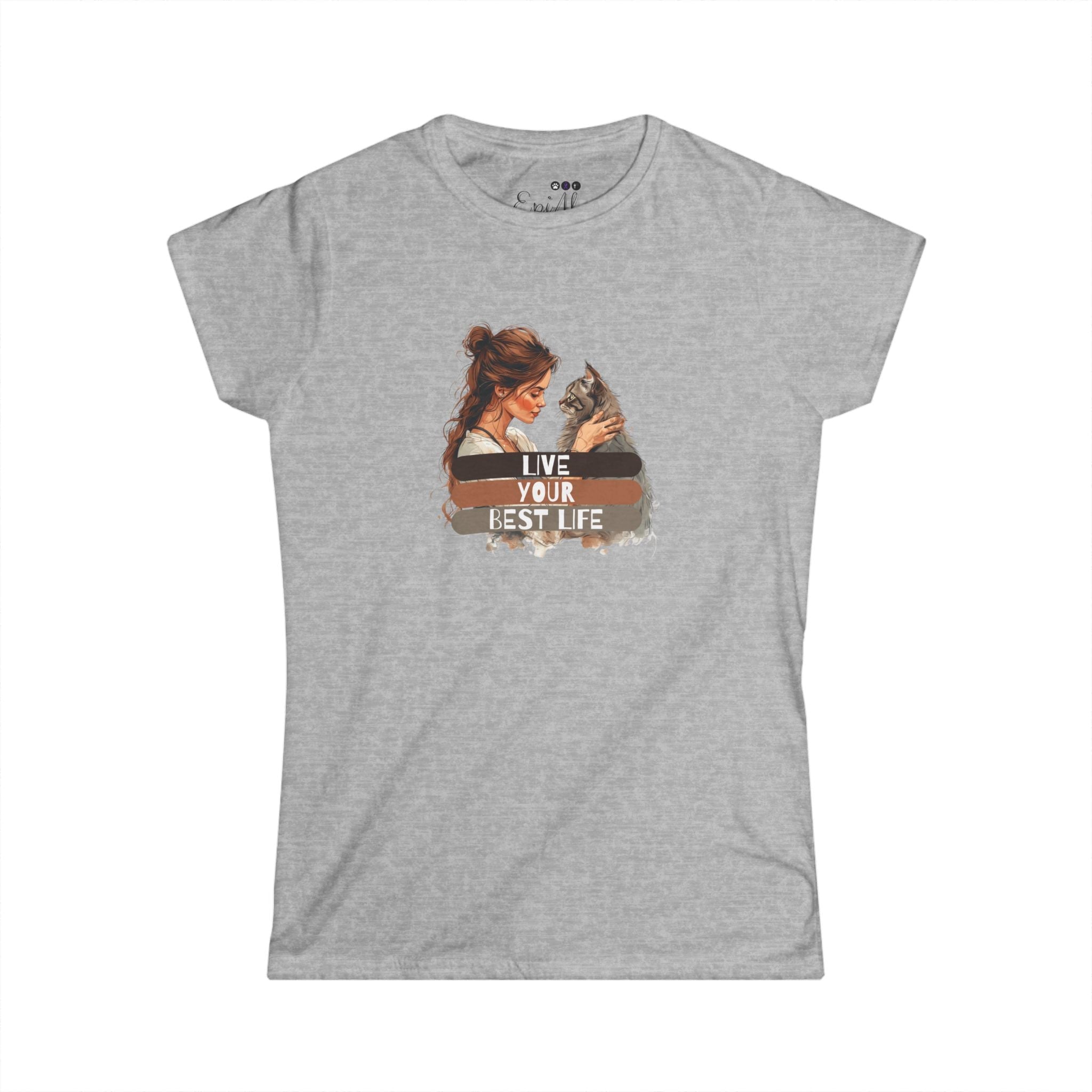 Live Your Best Life Women's Tee - Comfortable Softstyle Shirt for Everyday Wear