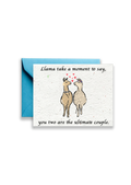 Llama Love Blooming Card