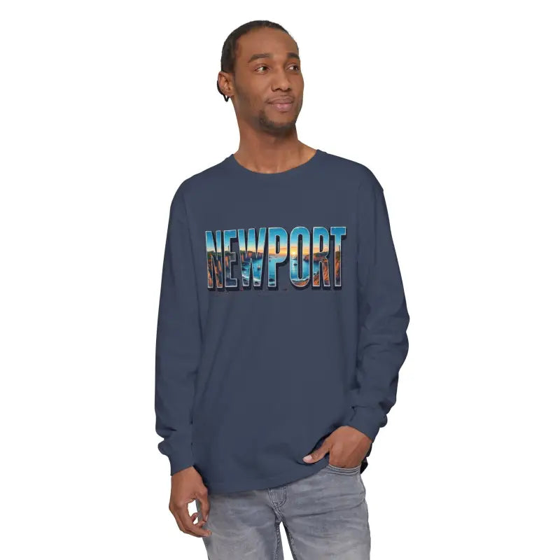 Ocean State Styles T Shirt Newport Beach Vibes Long Sleeve