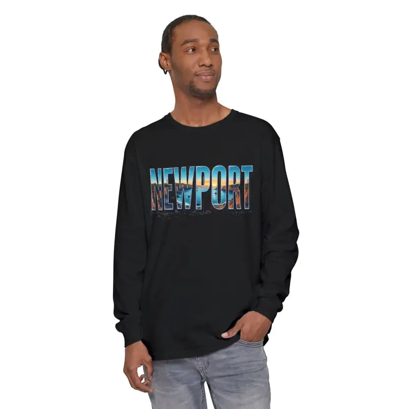 Ocean State Styles T Shirt Newport Beach Vibes Long Sleeve