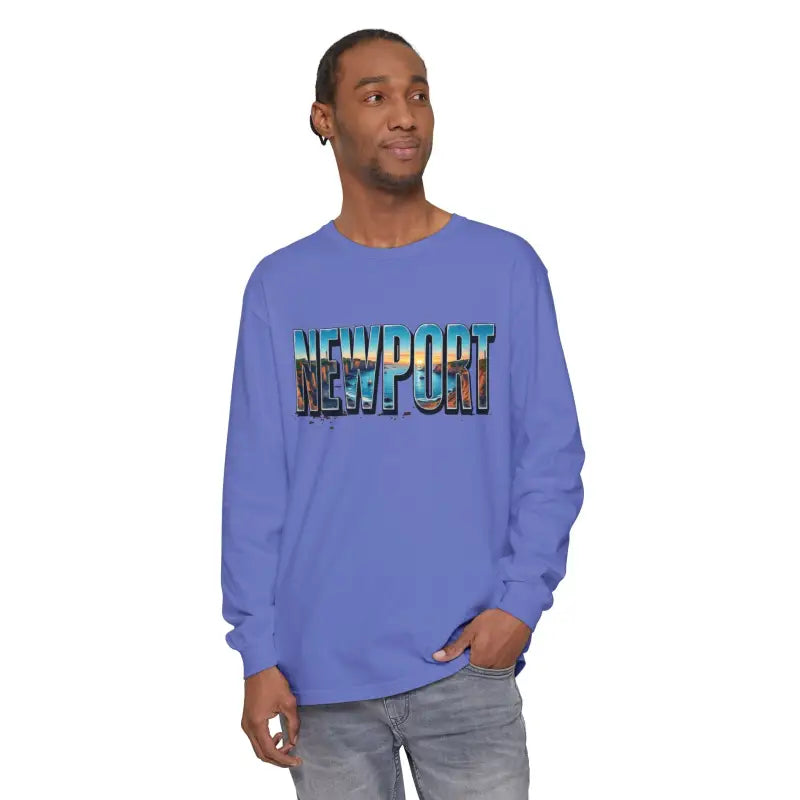 Ocean State Styles T Shirt Newport Beach Vibes Long Sleeve
