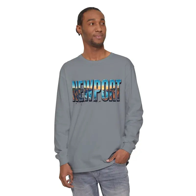 Ocean State Styles T Shirt Newport Beach Vibes Long Sleeve