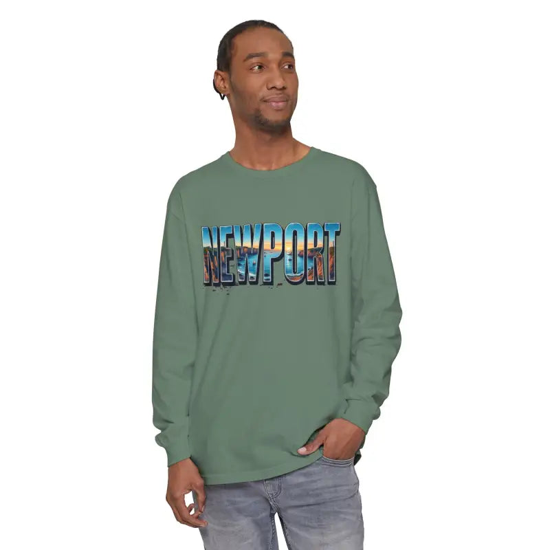 Ocean State Styles T Shirt Newport Beach Vibes Long Sleeve