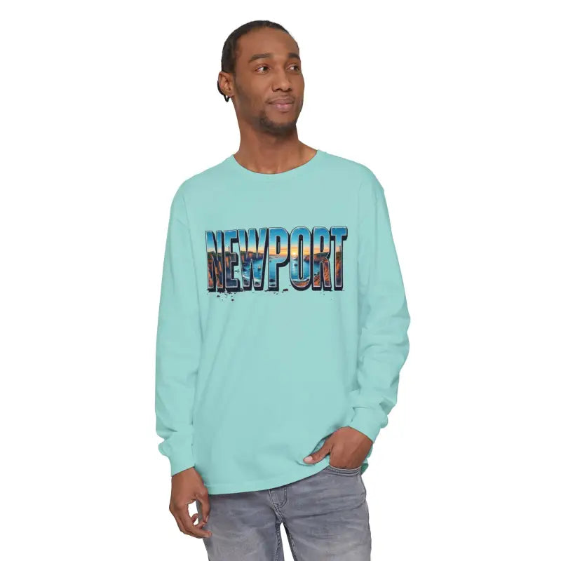 Ocean State Styles T Shirt Newport Beach Vibes Long Sleeve