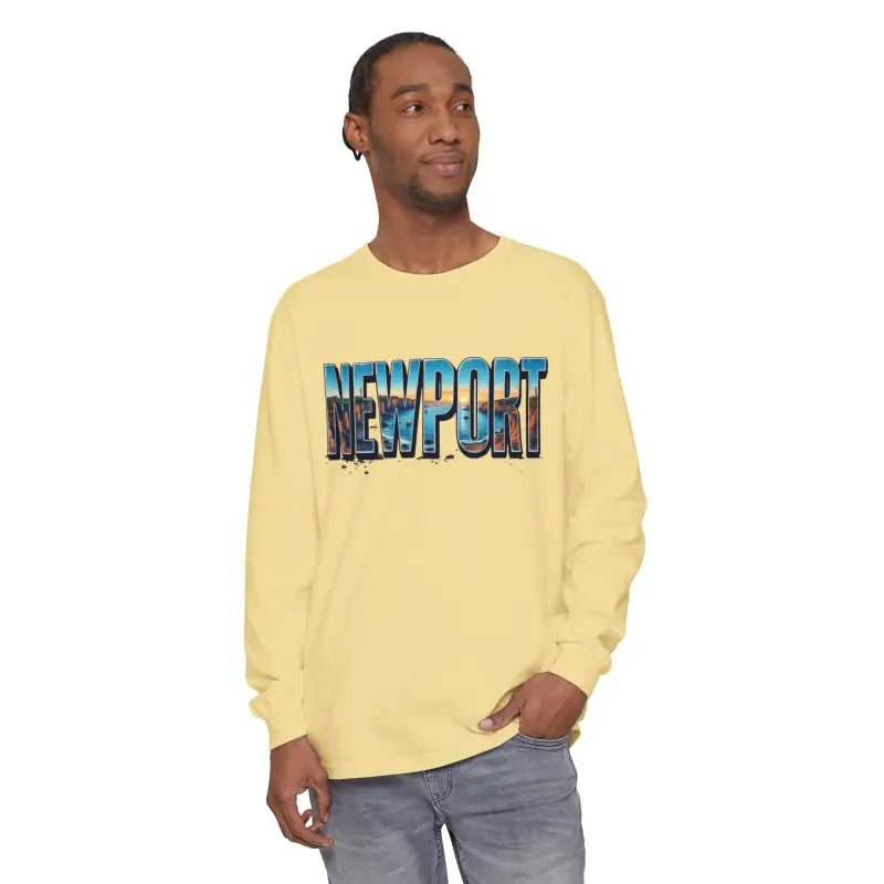Ocean State Styles T Shirt Newport Beach Vibes Long Sleeve