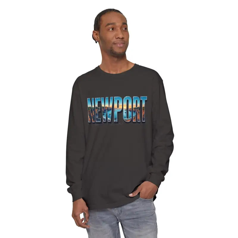 Ocean State Styles T Shirt Newport Beach Vibes Long Sleeve