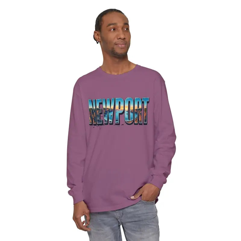 Ocean State Styles T Shirt Newport Beach Vibes Long Sleeve