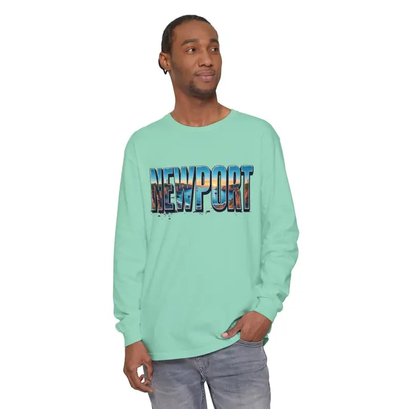 Ocean State Styles T Shirt Newport Beach Vibes Long Sleeve
