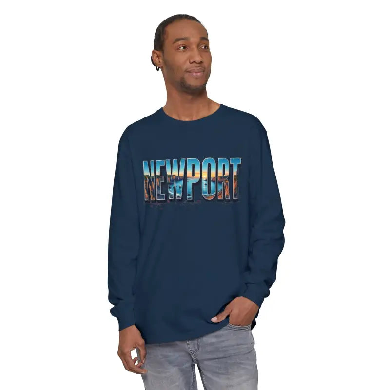 Ocean State Styles T Shirt Newport Beach Vibes Long Sleeve