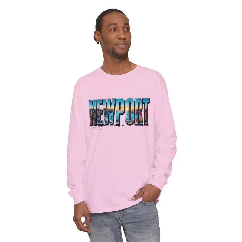 Ocean State Styles T Shirt Newport Beach Vibes Long Sleeve
