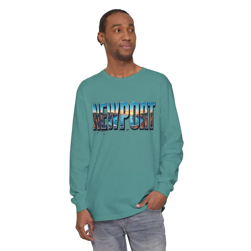 Ocean State Styles T Shirt Newport Beach Vibes Long Sleeve