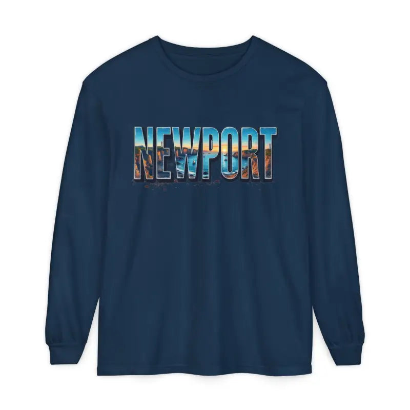 Ocean State Styles T Shirt Newport Beach Vibes Long Sleeve