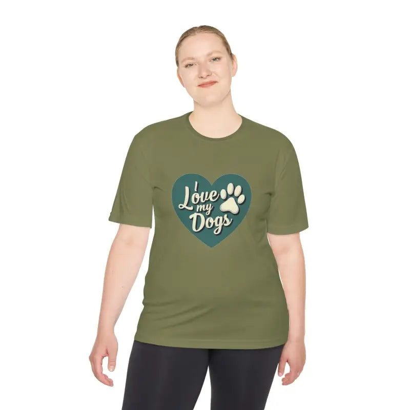 Ocean State Styles Love My Dogs Graphic T Shirt Unisex