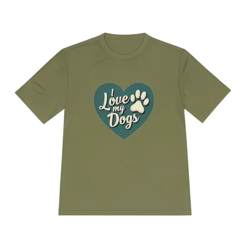 Ocean State Styles Love My Dogs Graphic T Shirt Unisex