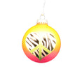 Krebs Value Glass Ball 4 pack - Colorful Peace Hearts
