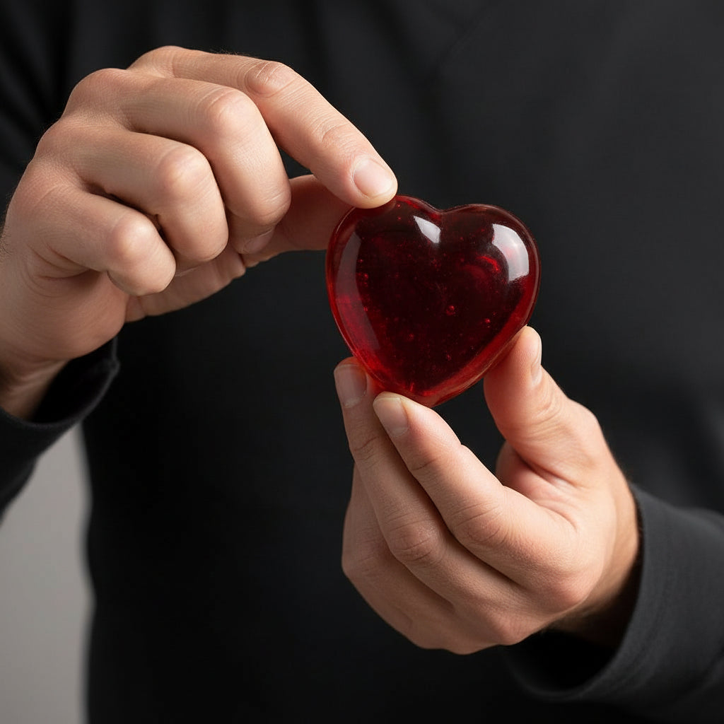 "Companion Memory" Cremation Heart  Appr. 2¾″ x 2¾″ x ¾″- 1″ Thick