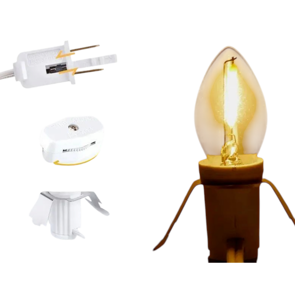 Village Clip in Light Cord - 6 Head