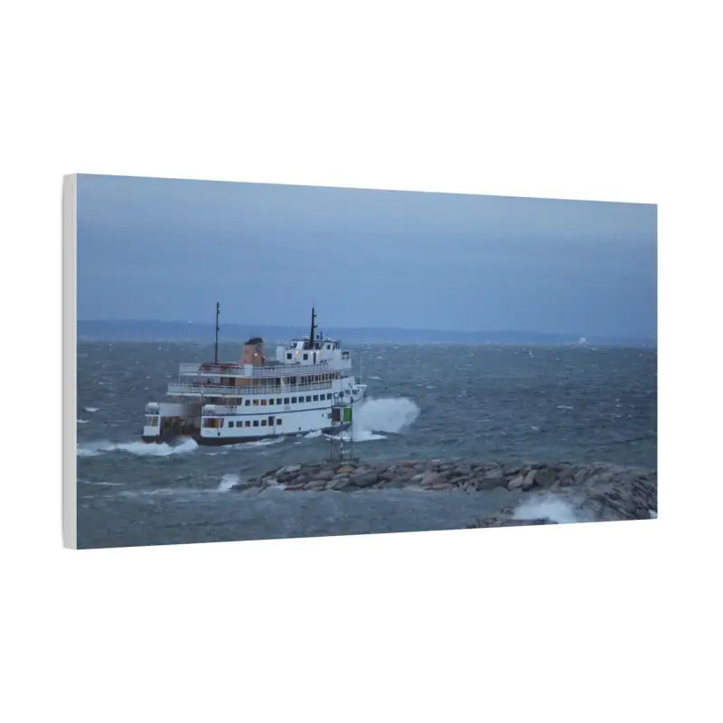 Ocean State Styles Canvas Print Anna C Block Island Ferry