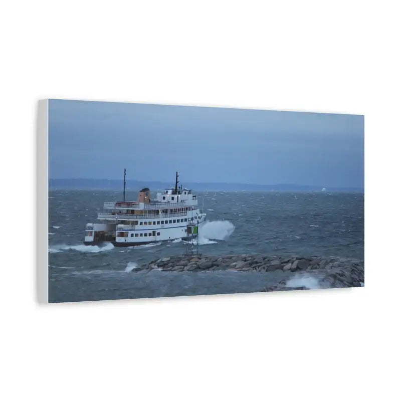 Ocean State Styles Canvas Print Anna C Block Island Ferry