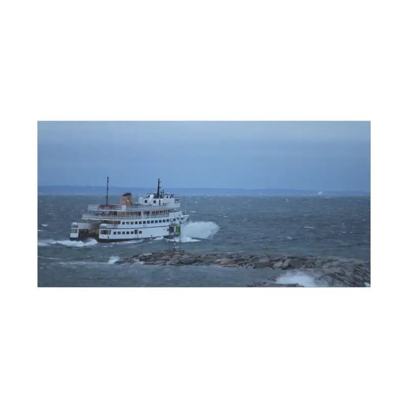 Ocean State Styles Canvas Print Anna C Block Island Ferry