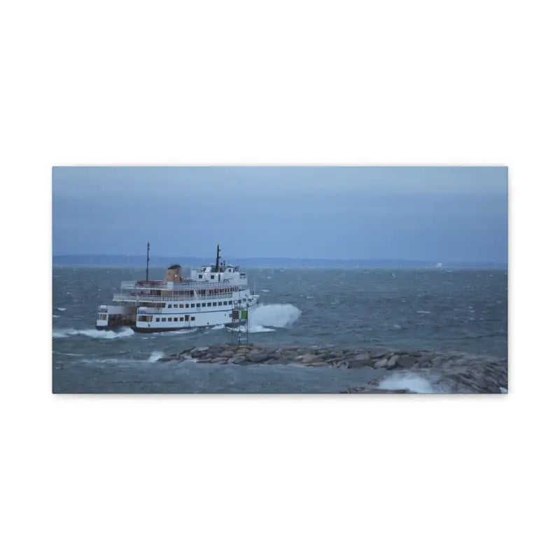 Ocean State Styles Canvas Print Anna C Block Island Ferry