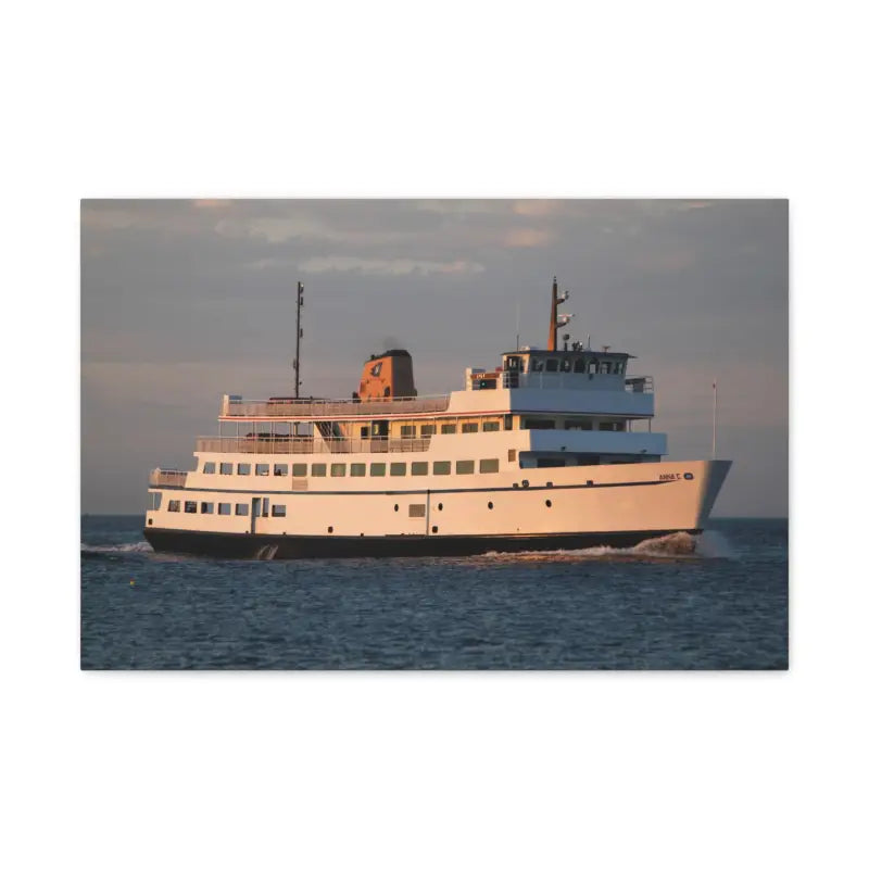 Ocean State Styles Canvas Wall Art Block Island Ferry