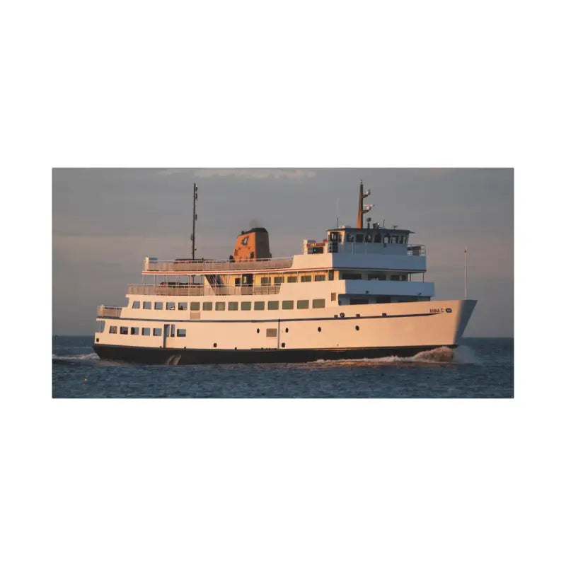 Ocean State Styles Canvas Wall Art Block Island Ferry