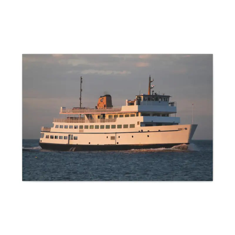 Ocean State Styles Canvas Wall Art Block Island Ferry