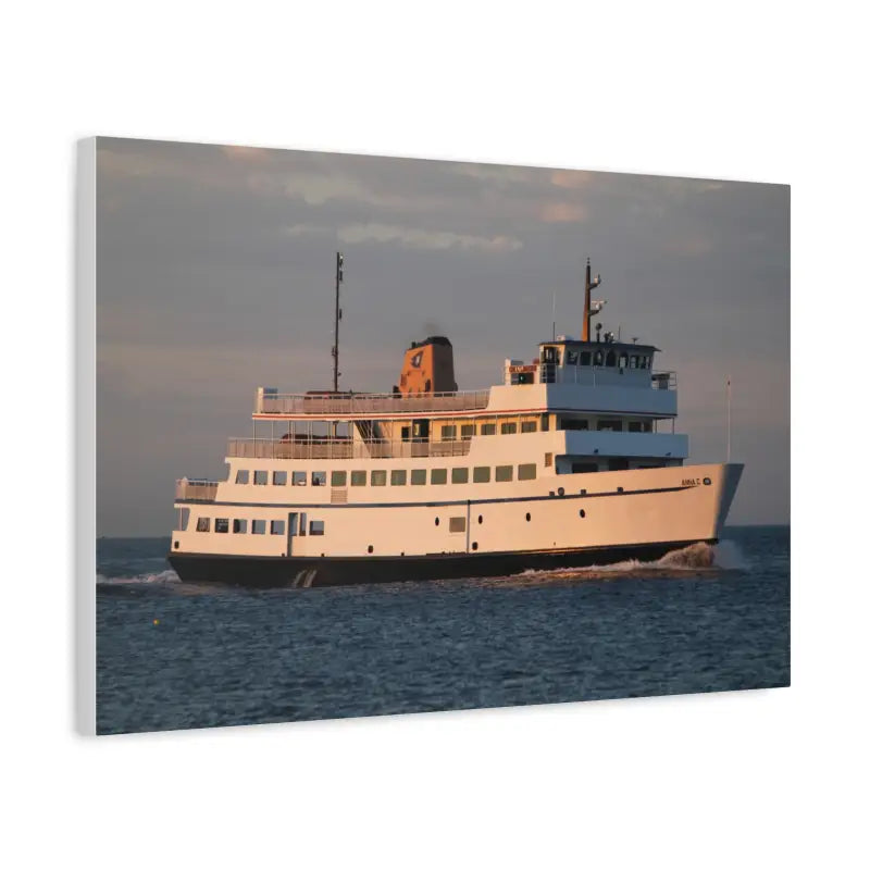 Ocean State Styles Canvas Wall Art Block Island Ferry