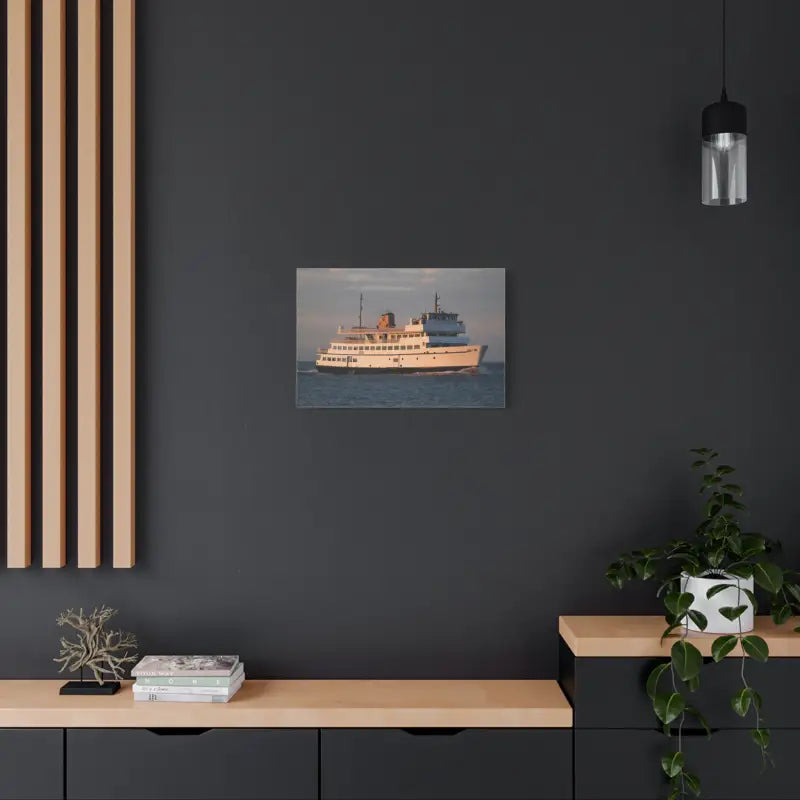 Ocean State Styles Canvas Wall Art Block Island Ferry