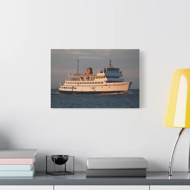 Ocean State Styles Canvas Wall Art Block Island Ferry