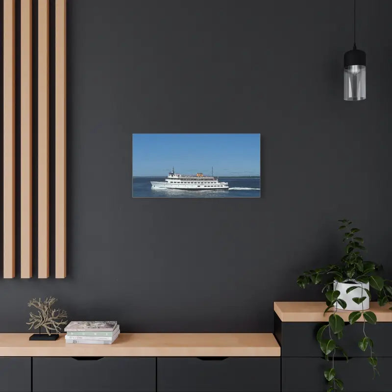 Ocean State Styles Canvas Print Block Island Ferry