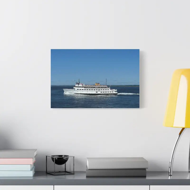 Ocean State Styles Canvas Print Block Island Ferry